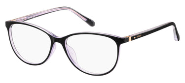 Premium Women Fossil Model Eyeglasses: Fos 7050 - Black- SpecSMART Eye Clinic (Diagonal View)